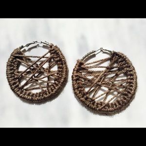Crochet Cross Stitch Earrings