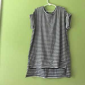 Black & Whit striped shirt