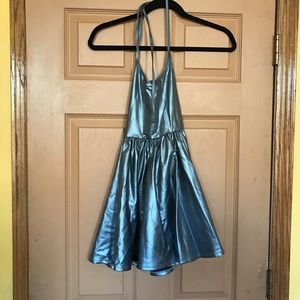 American Apparel Metallic Silver dress