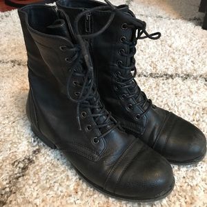 Steve Madden combat boots