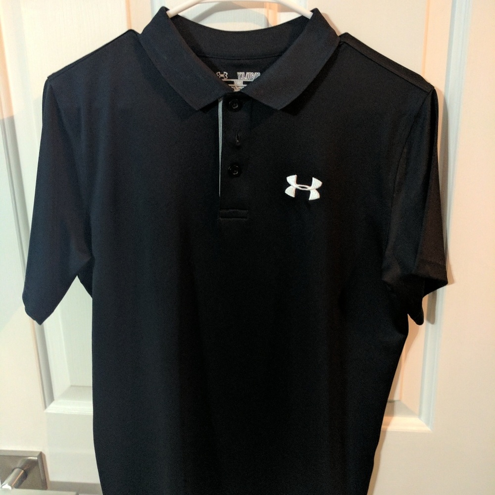 Under Armour boys short sleeve polo