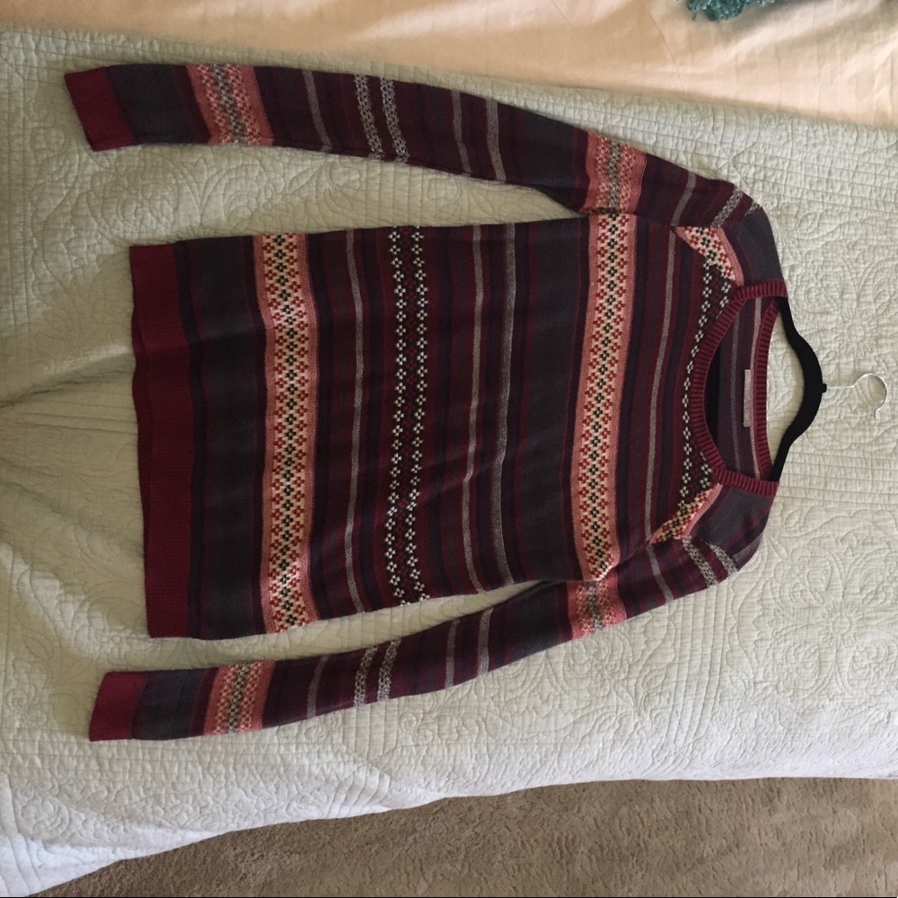 Funky Print Cozy Sweater