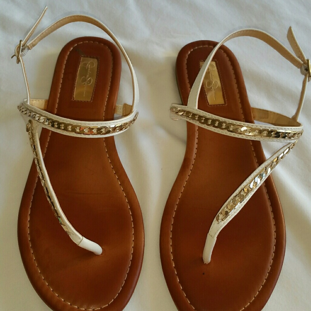 Jessica Simpson Sandals Size.8.5..... Worn Once