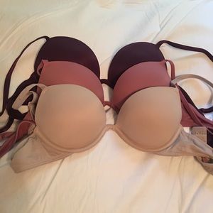 3 Push Up Victoria's Secret Bras