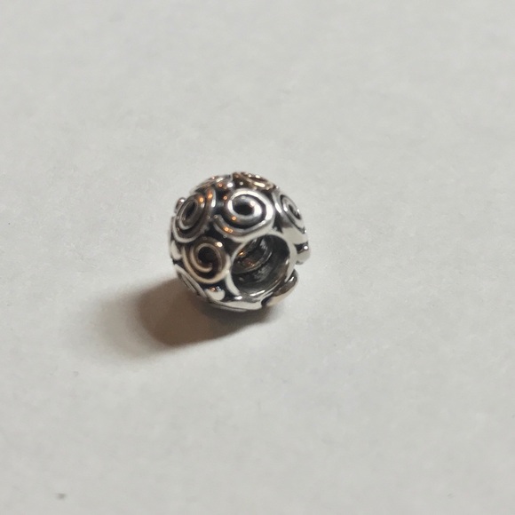 Swirl Retired Pandora Charm - Picture 2 of 2