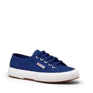 Blue superga tennis shoes