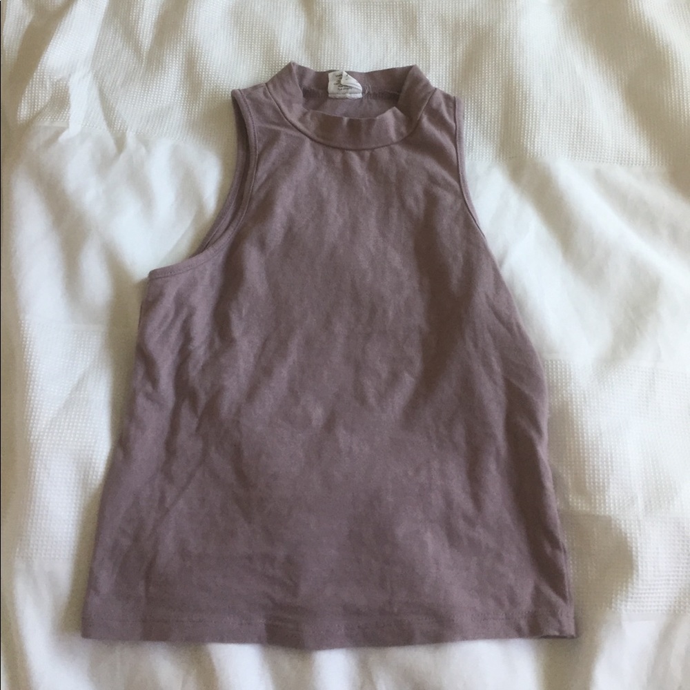 High neck top