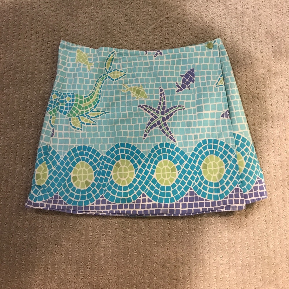 Lilly Pulitzer reversible wrap skirt