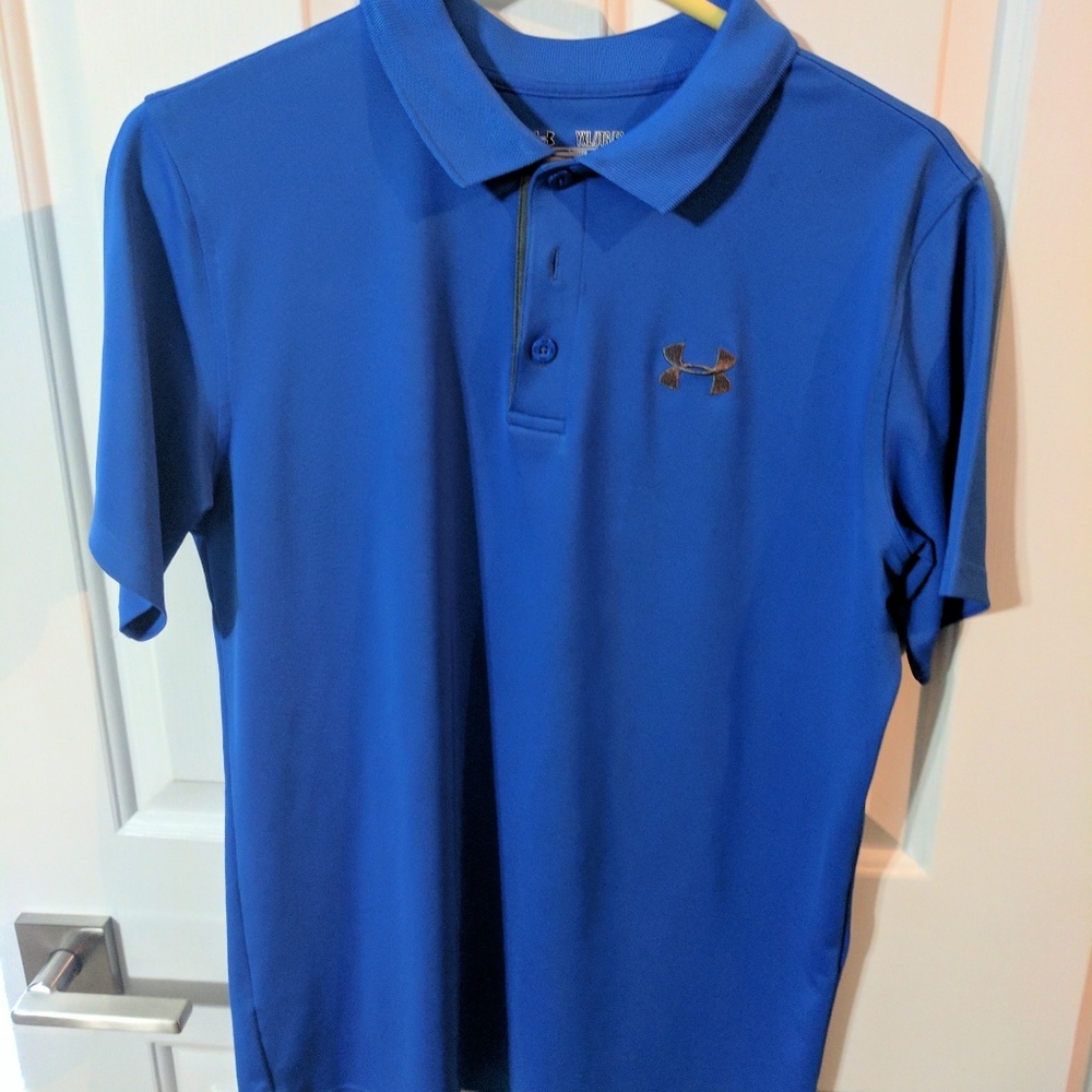 Under Armour boys short sleeve polo