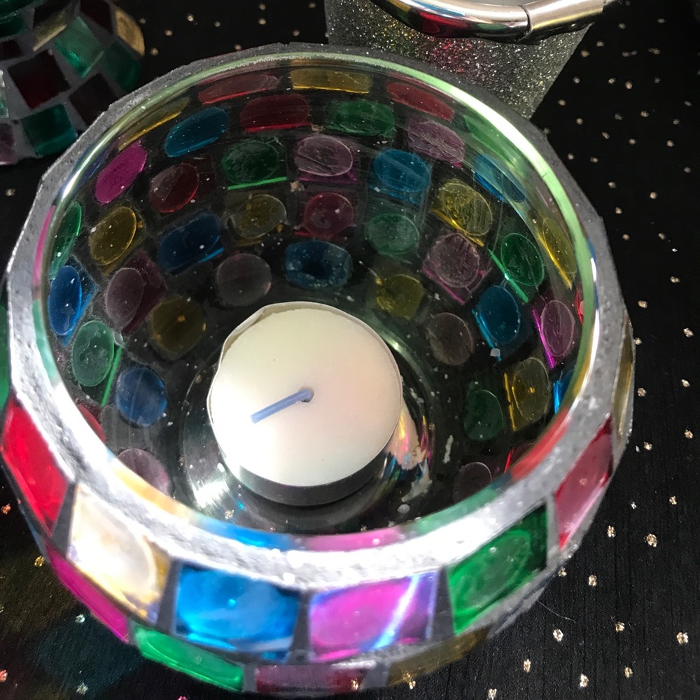 3 tea light holder