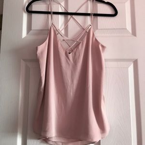 Brand new with tags Express blush criss cross tank