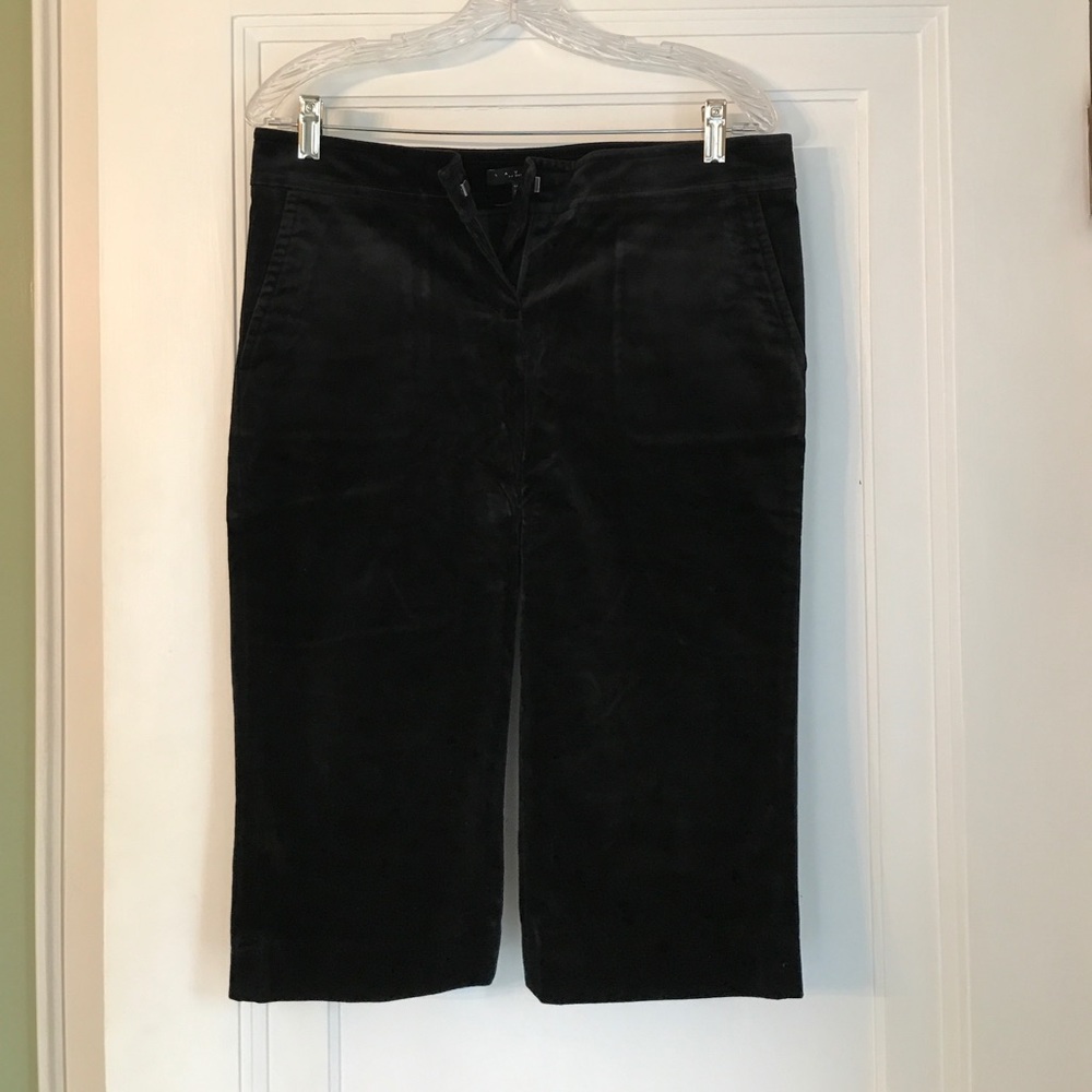Laundry by Shelli Segal Velvet Crop Pant