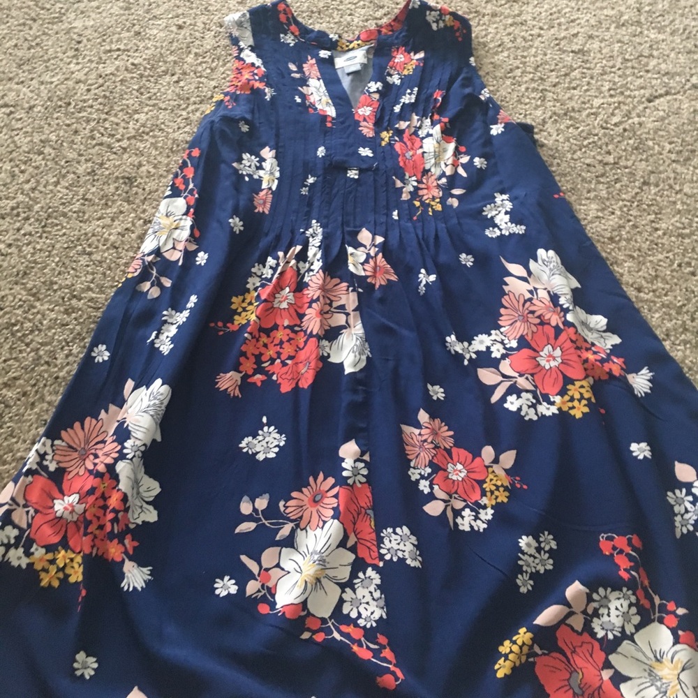 Blue Floral Dress