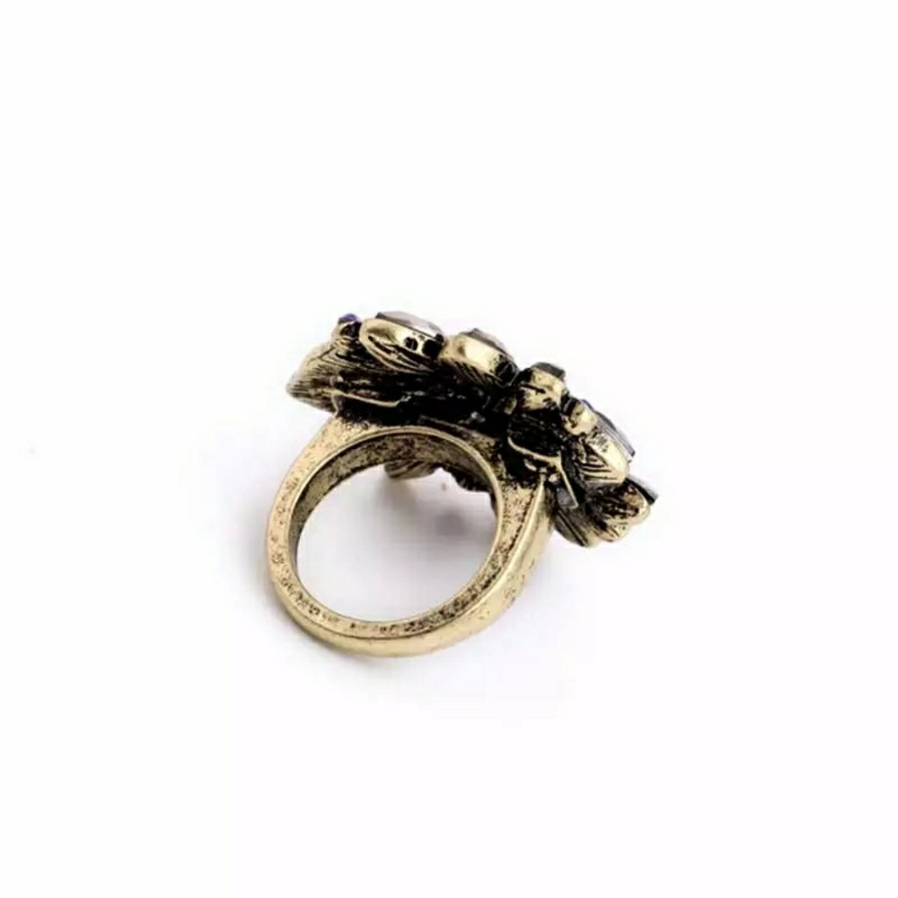 Boho Multi Color Crystal Ring - Picture 4 of 6