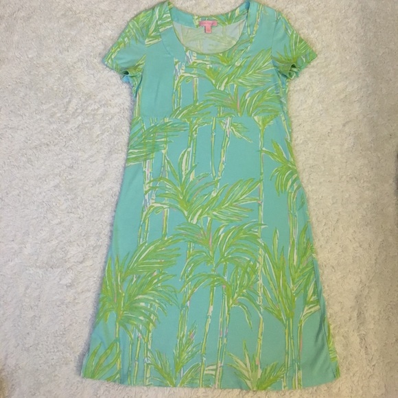 🛑SOLD🛑Lilly Pulitzer Bamboo Print Dress - Picture 2 of 8