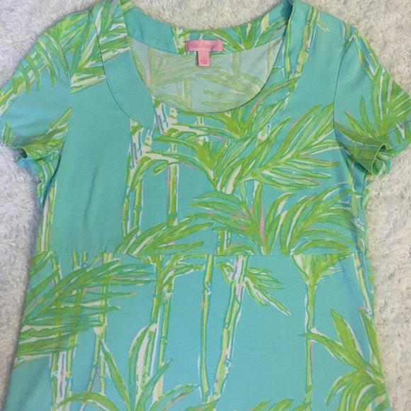 🛑SOLD🛑Lilly Pulitzer Bamboo Print Dress - Picture 3 of 8