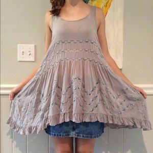 Free People Voile and Lace Slip