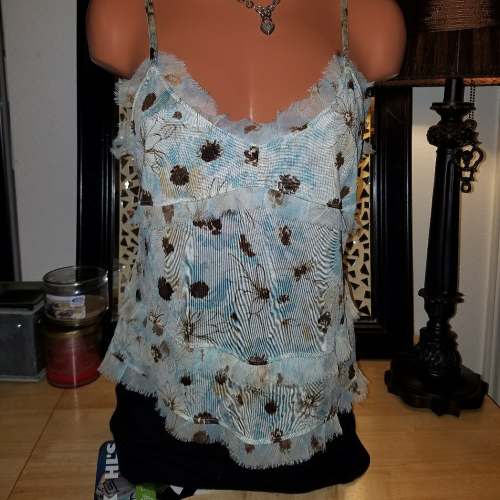 Banana republic silk top..