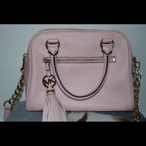 Blush Pink w/ Gold Detailing Michael Kors Handbag