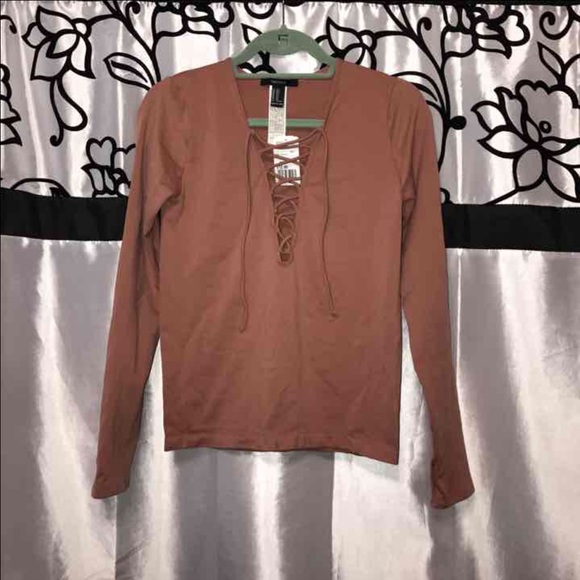 Forver 21 strappy mauve top - Picture 3 of 4