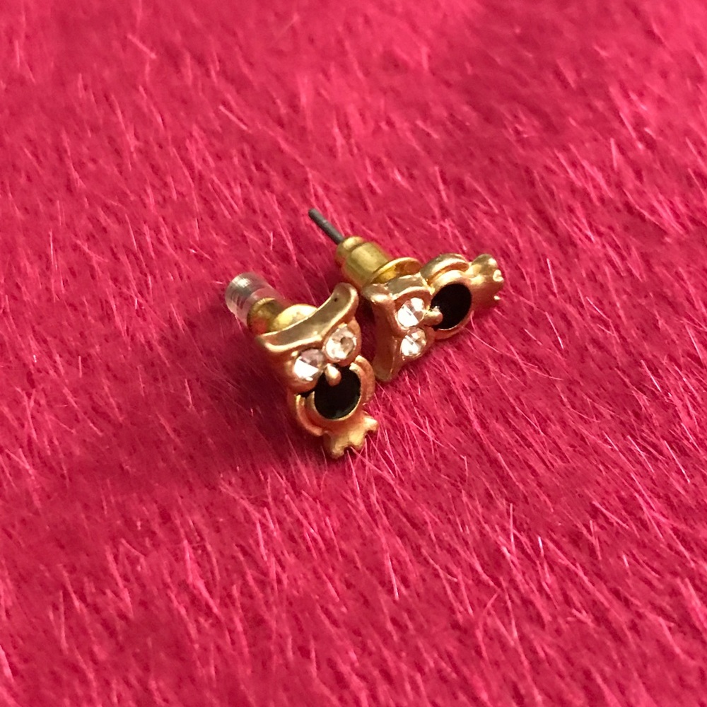 crystal owl earrings NEW - Picture 3 of 4