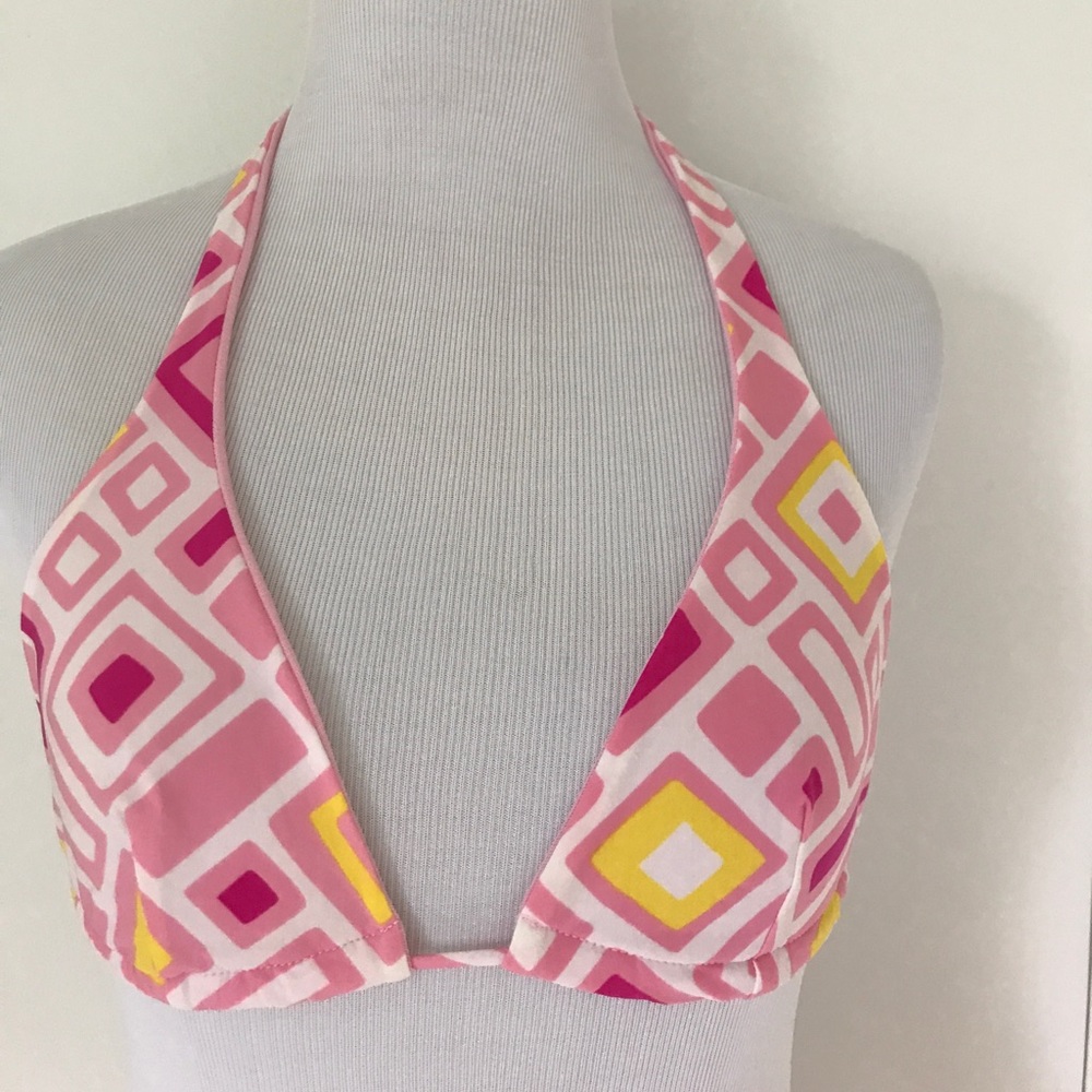 PINK GEOMETRIC BIKINI. - Picture 2 of 8