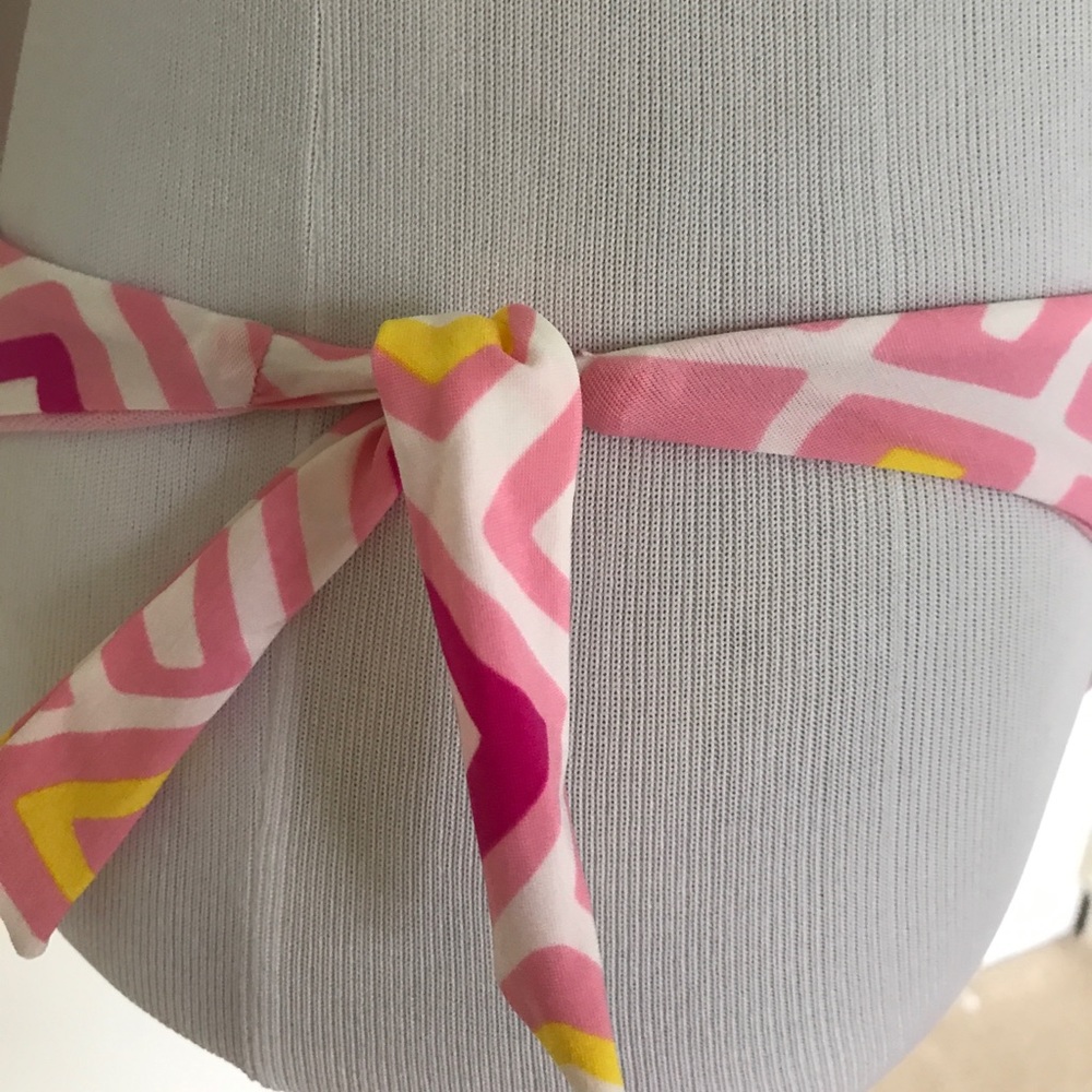 PINK GEOMETRIC BIKINI. - Picture 5 of 8