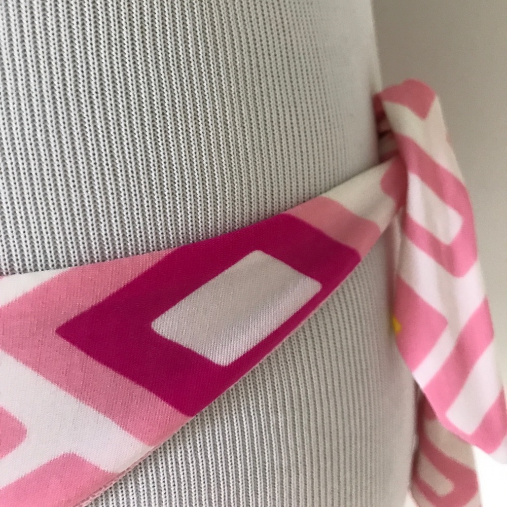 PINK GEOMETRIC BIKINI. - Picture 6 of 8
