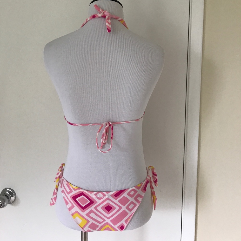 PINK GEOMETRIC BIKINI. - Picture 7 of 8