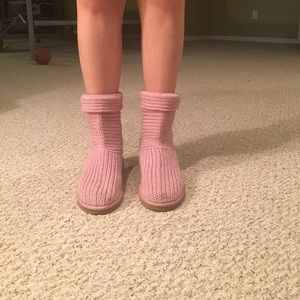 Pink Cardigan Uggs