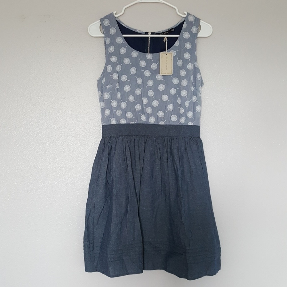Dandelion Print Dress