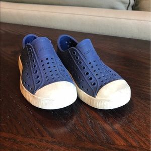 Native kids shoes, Navy, size 9