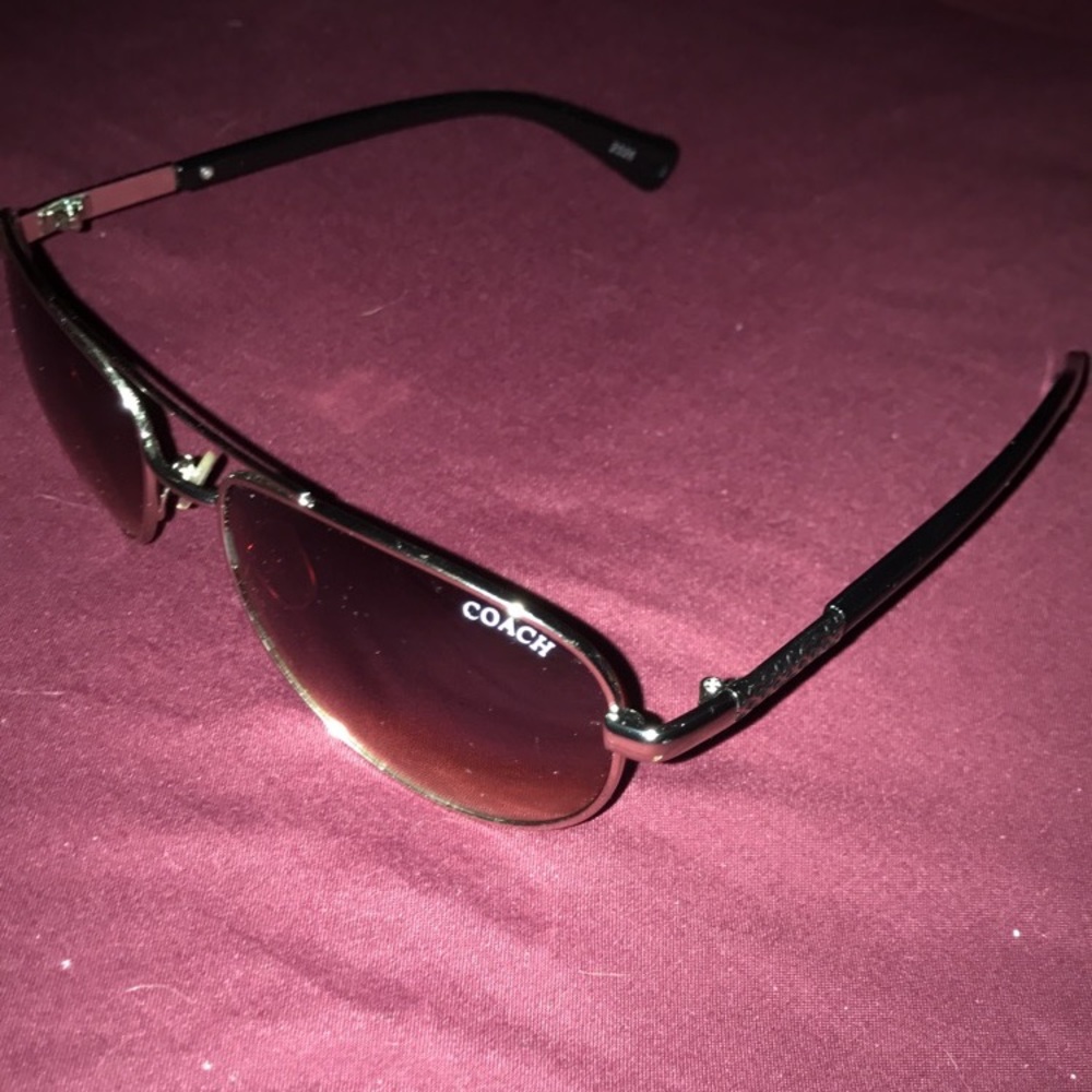 Coach sunglasses with cloth