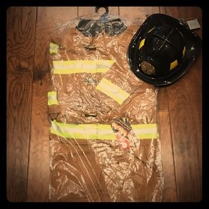 Size 4-6 children's fire fighter costume. NWT