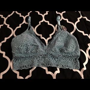 Blue bralette