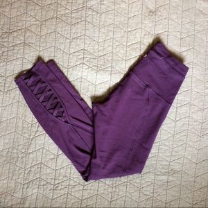 High waisted Dark Purple Lululemon Leggings