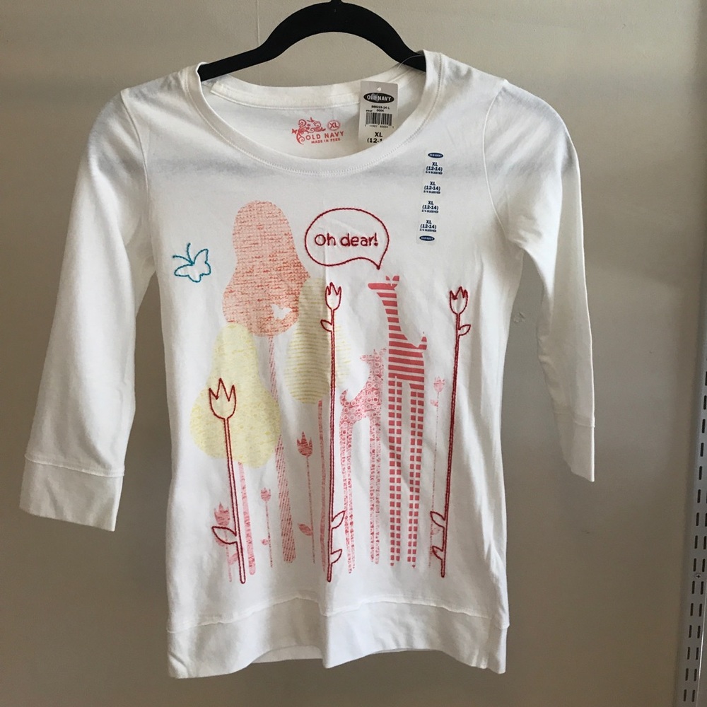3/4 sleeve t-shirt