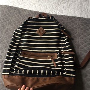 Stripped backpack