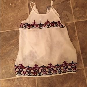 Red white & blue top