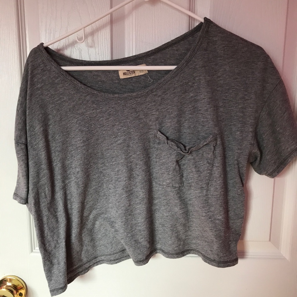 Hollister off-the-shoulder short-sleeve top