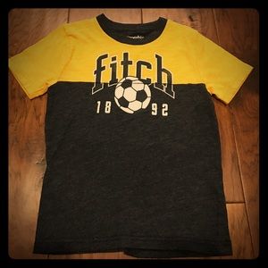 Boys Soccer Tshirt. Vintage style.