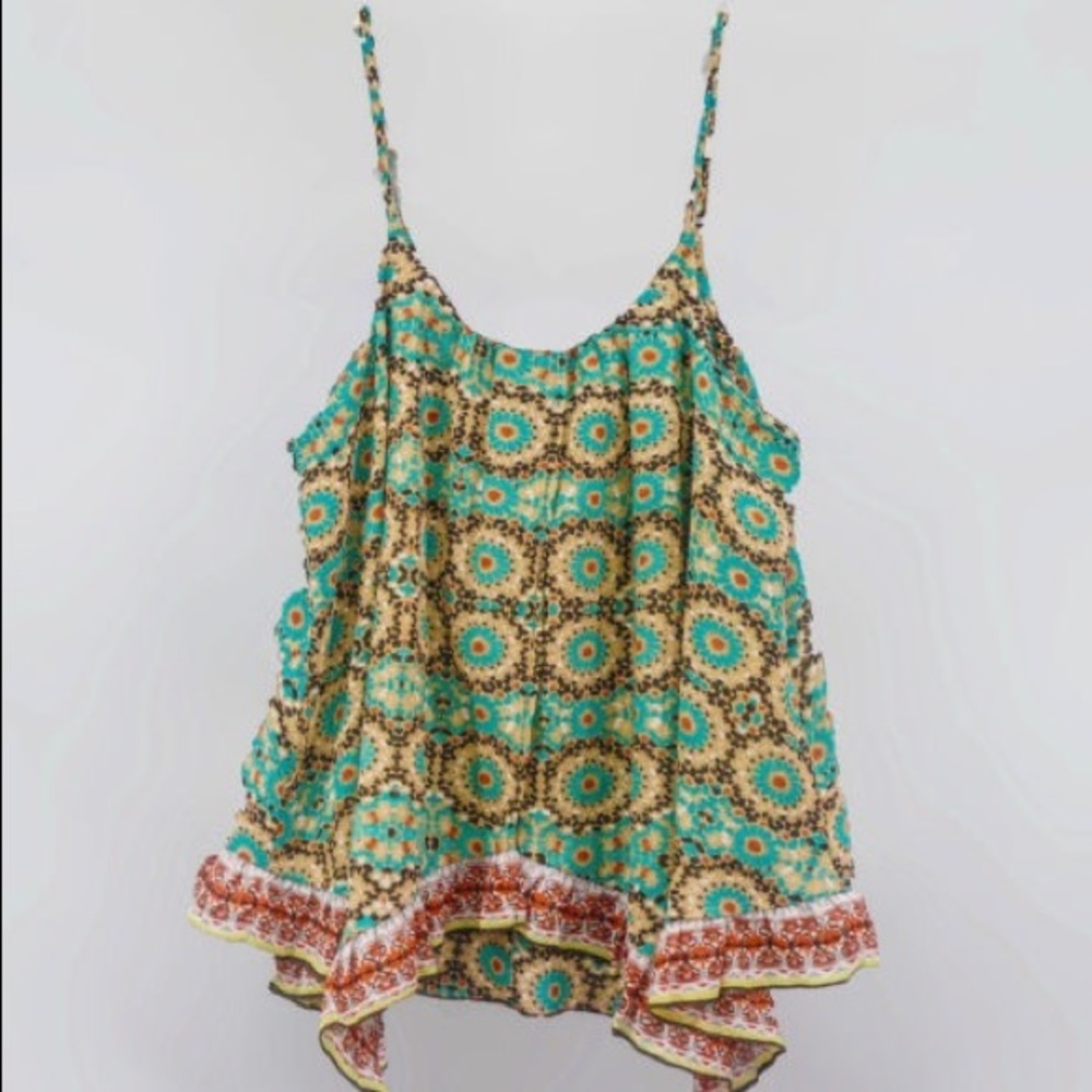 Patrons of Peace boho summer flowy tank