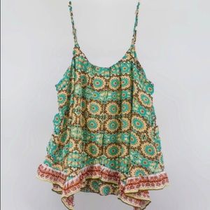Patrons of Peace boho summer flowy tank