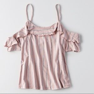 American Eagle Cold Shoulder Top!