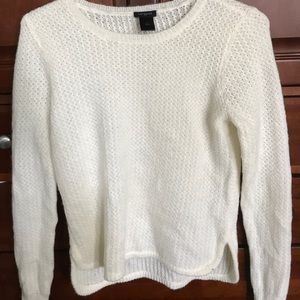 Ann Taylor Cream/White Sweater