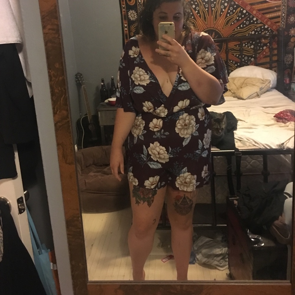 Adorable floral romper