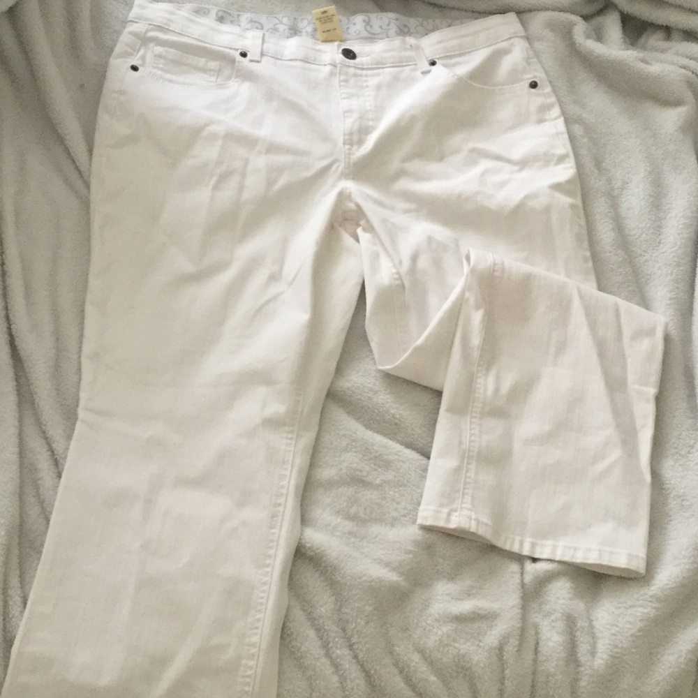 White jeans