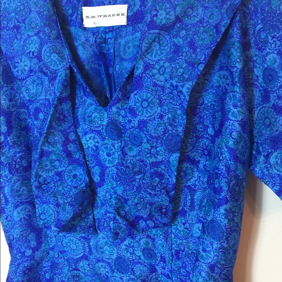 Vintage Dresses - Vintage 60's Silk HH Wragg Wiggle dress Vintage Dresses - Vintage 60's Silk HH Wragg Wiggle dress