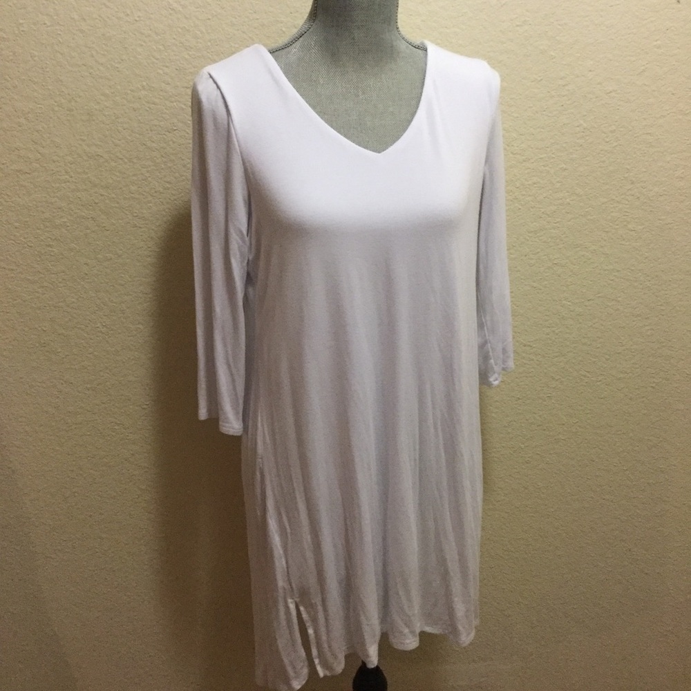 White Long Sleeve Tunic