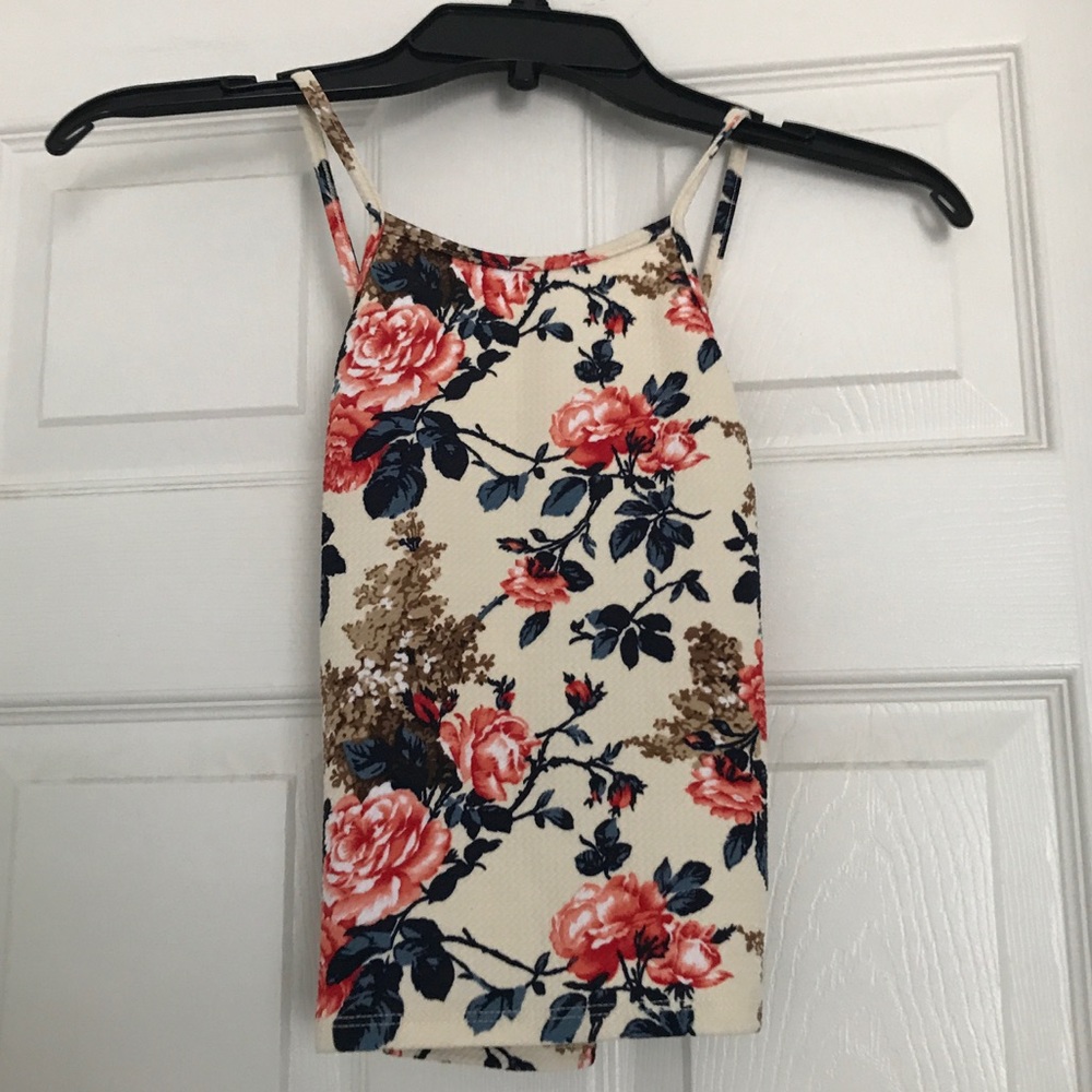 Forever 21 Floral Crop Top